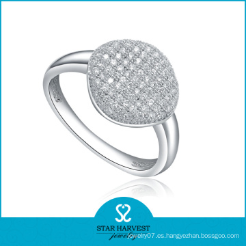 Muestra gratis de joyería de anillo de plata para mujeres (R-0019)